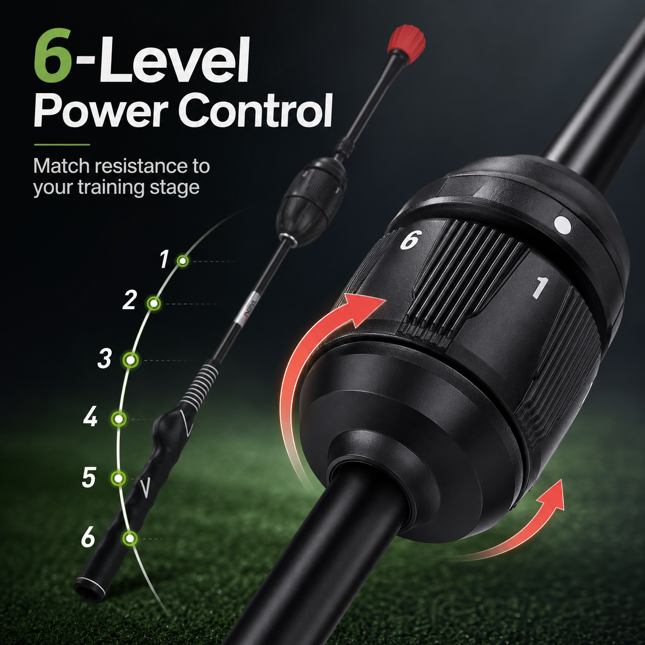Adjustable Golf Swing Trainer by Yunic - Enhance Your Game