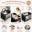 3-in-1 Portable Baby Crib and Playpen with Changing Table - Black