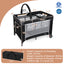 3-in-1 Portable Baby Crib and Playpen with Changing Table - Black