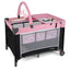 3-in-1 Portable Baby Crib and Playpen with Changing Table - Pink