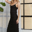 Robe Midi Cami en Dentelle à Col Scoop Élégante pour Femmes