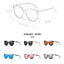 Lunettes de soleil polarisées à monture large en forme de chat avec protection UV