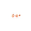 14k Rose Gold Classic Round Shape Stud Earrings - 6.0 mm