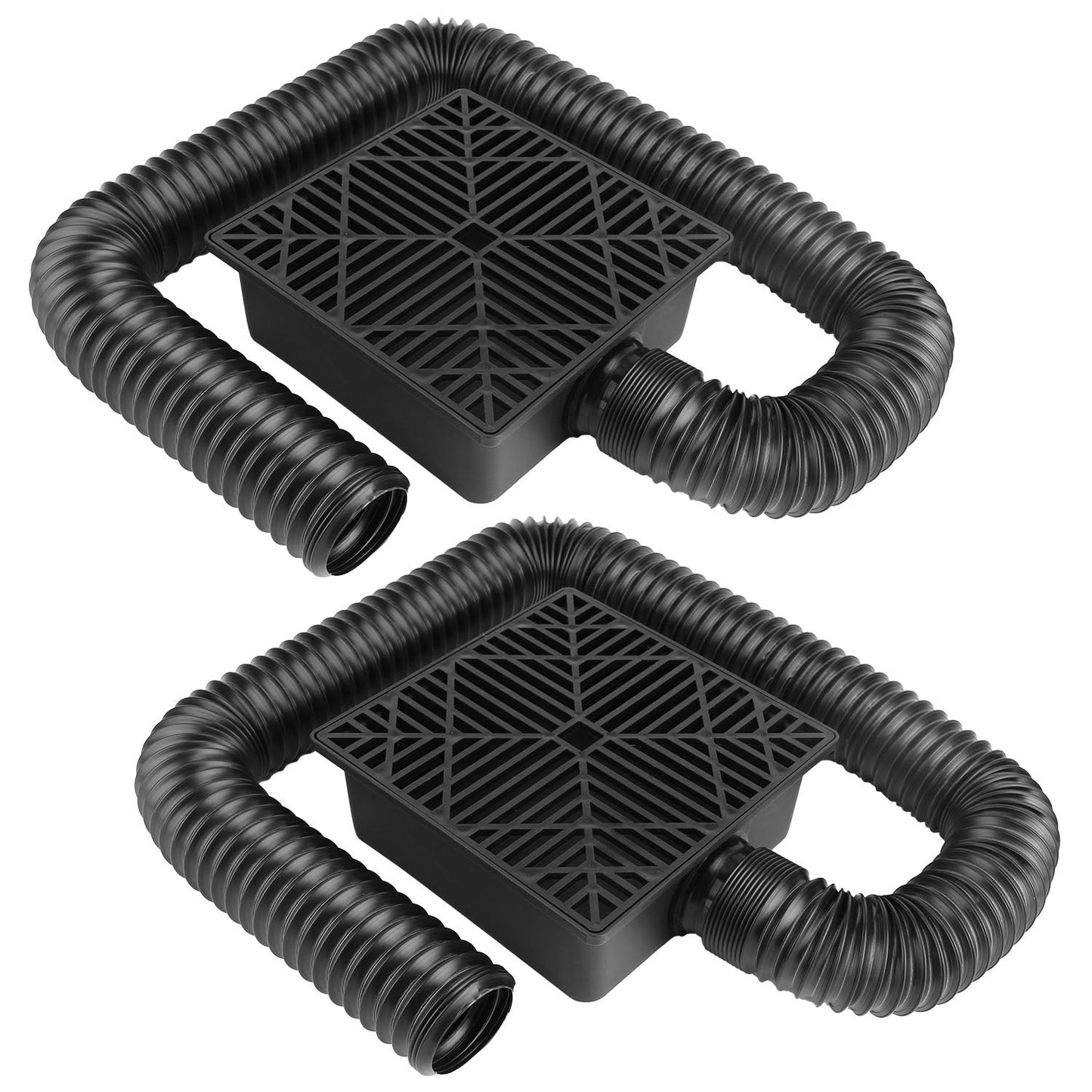 LJG Gutter Downspout Extension with Flexible Hose - 2 Pack