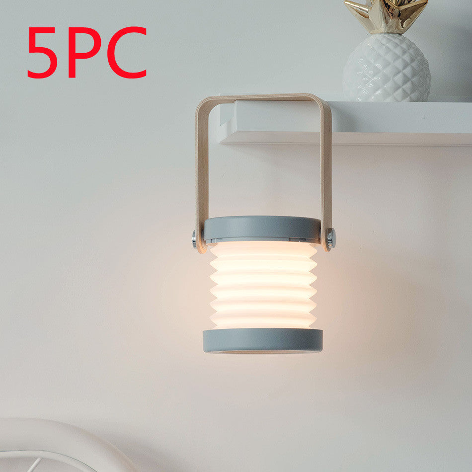 Foldable Touch Dimmable LED Night Light - Portable Lantern