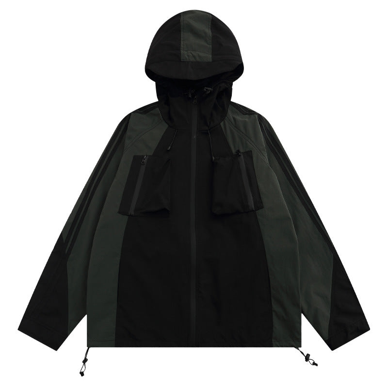 Veste extérieure à capuche pour hommes Niche