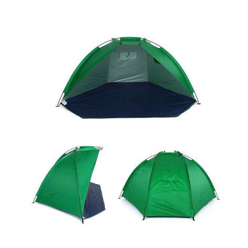Tente de camping pop-up premium facile avec pare-soleil