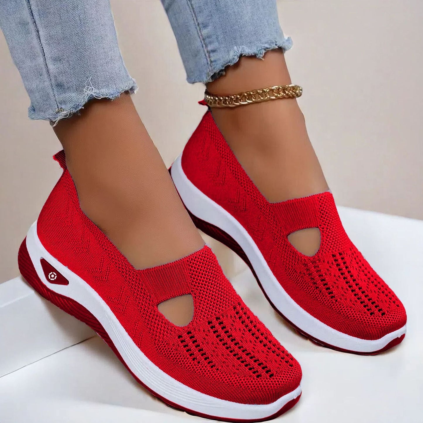 Ballerines en maille respirante pour femmes - Élégantes et confortables