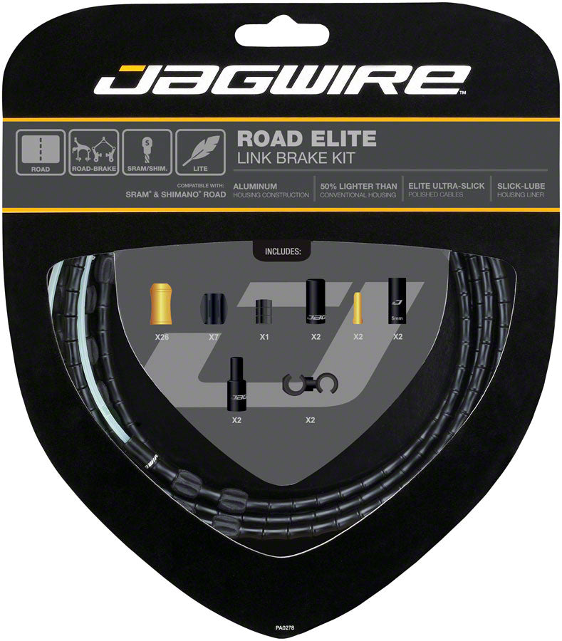 Jagwire Road Elite Link Brake Cable Kit - SRAM/Shimano Compatible
