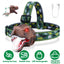 Dinosaur Headlamp for Kids - Adjustable Flashlight with Roar Sound