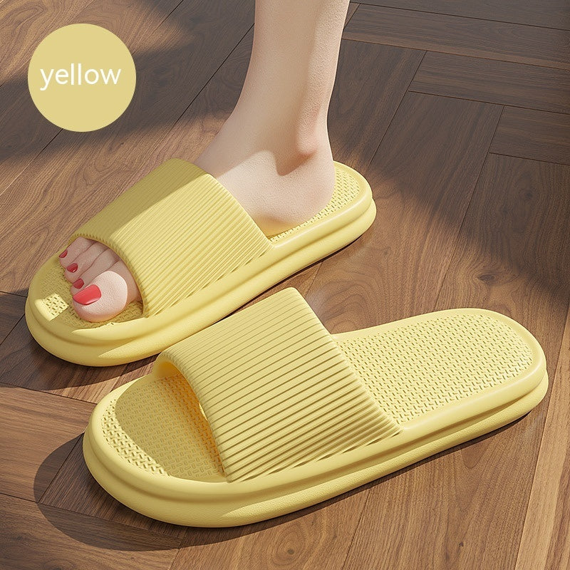 Striped Design Soft Anti-Slip Slippers for Home