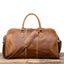 Sac de voyage en cuir véritable rétro pour homme