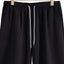 Shorts de jogging texturés classiques pour hommes avec taille élastique