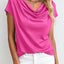 Casual Solid-Color Short-Sleeve Top for Everyday Style