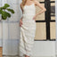 Vestido Midi Cami de Encaje con Escote Redondo - Diseño Elegante y Romántico