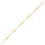14k Yellow Gold Infinity Ankle Bracelet