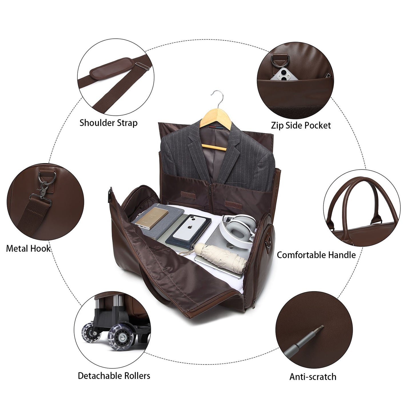Sac de Voyage Extérieur Premium avec Roues