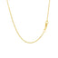 14k Yellow Gold Diamond Cut Rolo Chain - 1.1mm