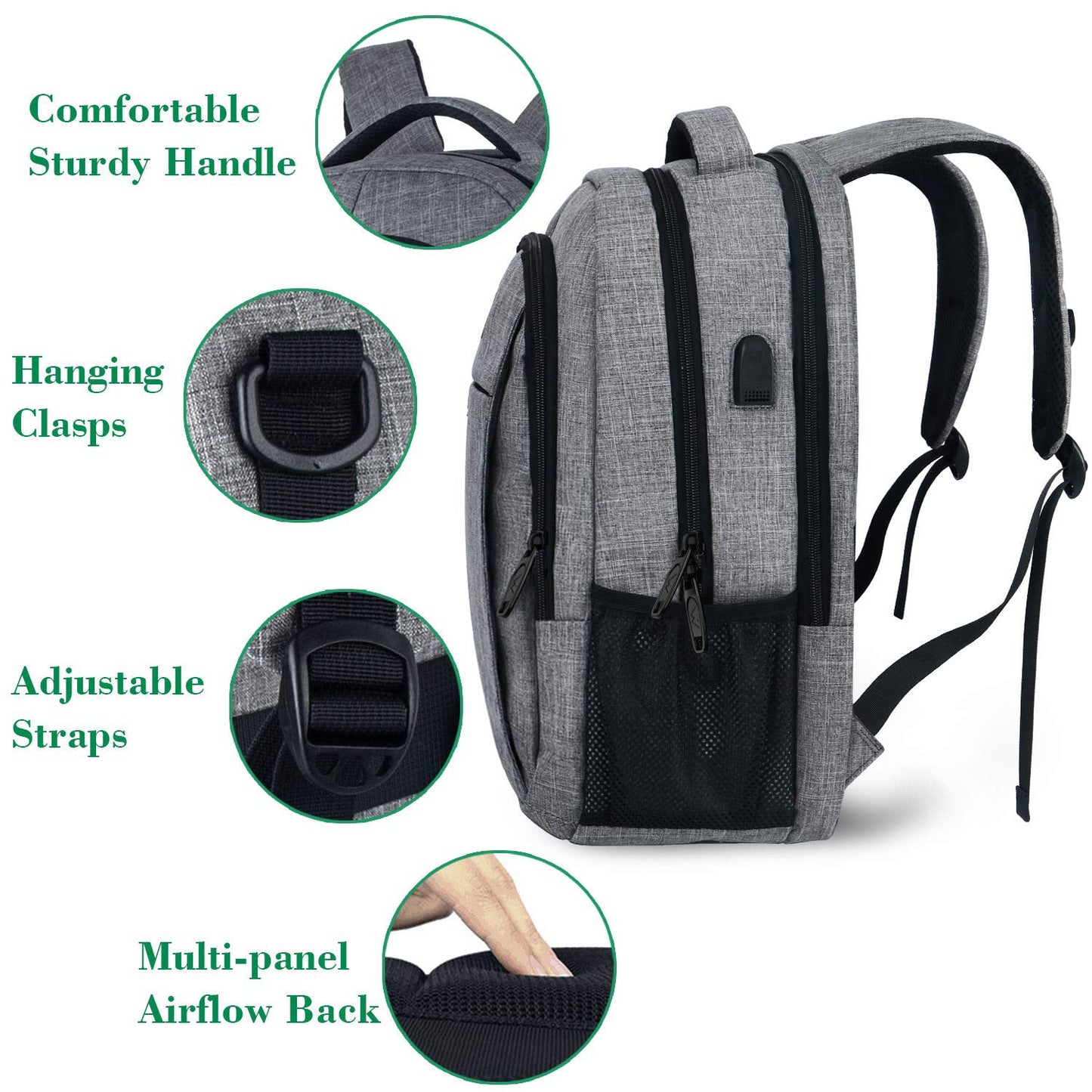 Mochila de Viaje Multifuncional de Gran Capacidad