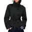Abrigo Trench de Mujer con Botones y Cintura Ajustable