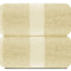Toallas de baño de lujo beige suave - Paquete de 2 extra grandes