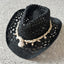 Bohemian Shell Straw Summer Beach Sun Hat