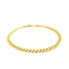 Bracelet Miami Cuban semi-solide en or jaune 10k - 4,50 mm