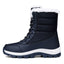 Bottes en Velours Chaud en Coton - Chaussures Rembourrées Hautes en Coton
