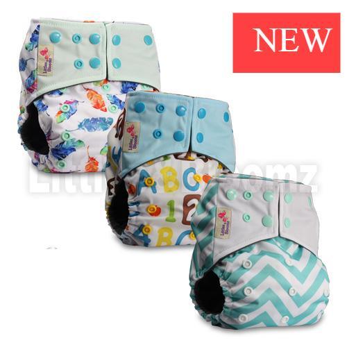 Modern Luxury Printed Washable Cloth Diaper Set