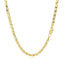 Collier en chaîne en cœur en or jaune 14 carats - 2,9 mm
