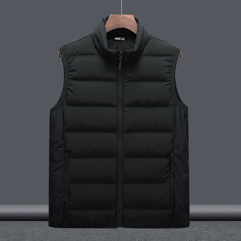 Lightweight Couples Vest with Stand-Up Collar
