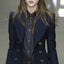 Manteau élégant bleu marine automne-hiver pour femmes