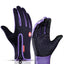 Winter Gloves Touch Screen Riding Motorcycle Sliding Waterproof Sports Gloves With Fleece - Korvel