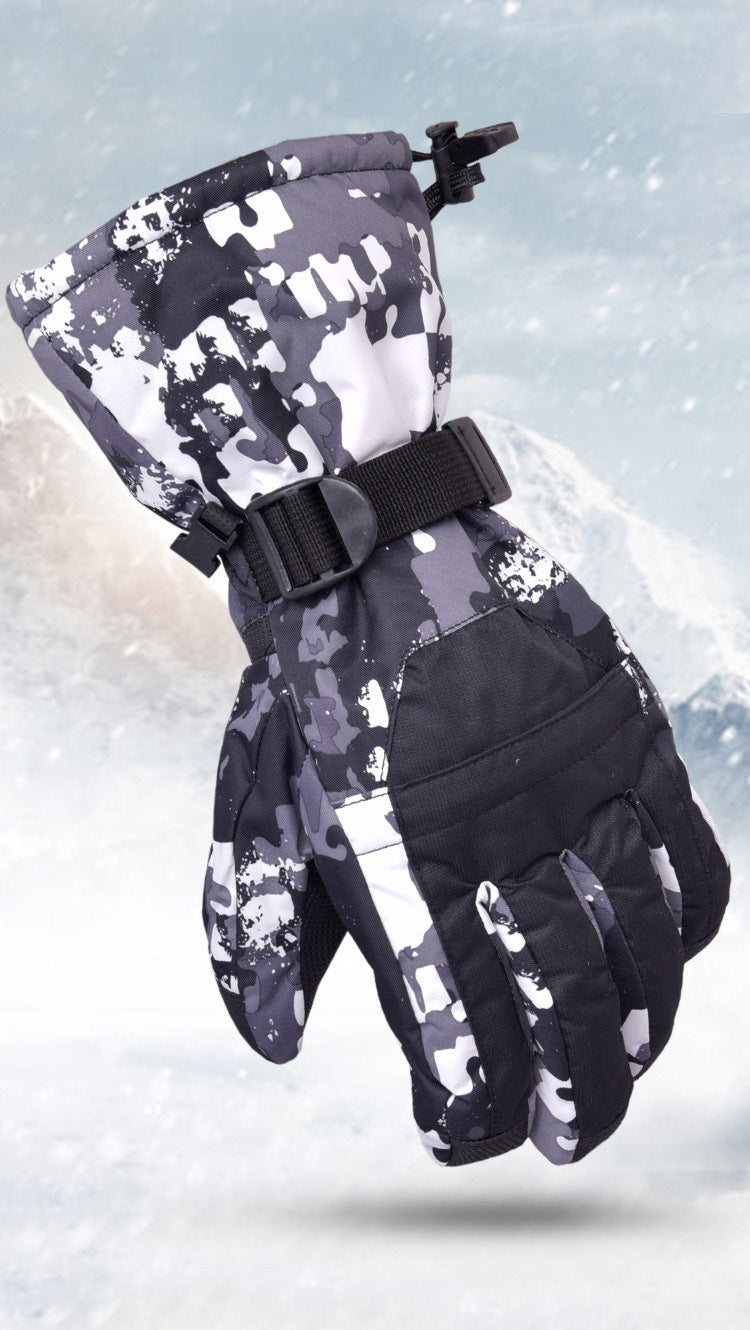 Gants de ski premium coupe-vent pour temps froid