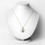 0.72 Carat Genuine Emerald & White Zircon Pendant in Sterling Silver