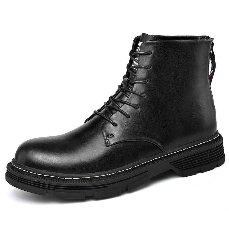 Fashion Zipper Tooling Boots for Outdoor Leisure