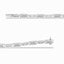Bracelet de tennis en diamant taille princesse en or blanc 14K - 1,0 Cttw