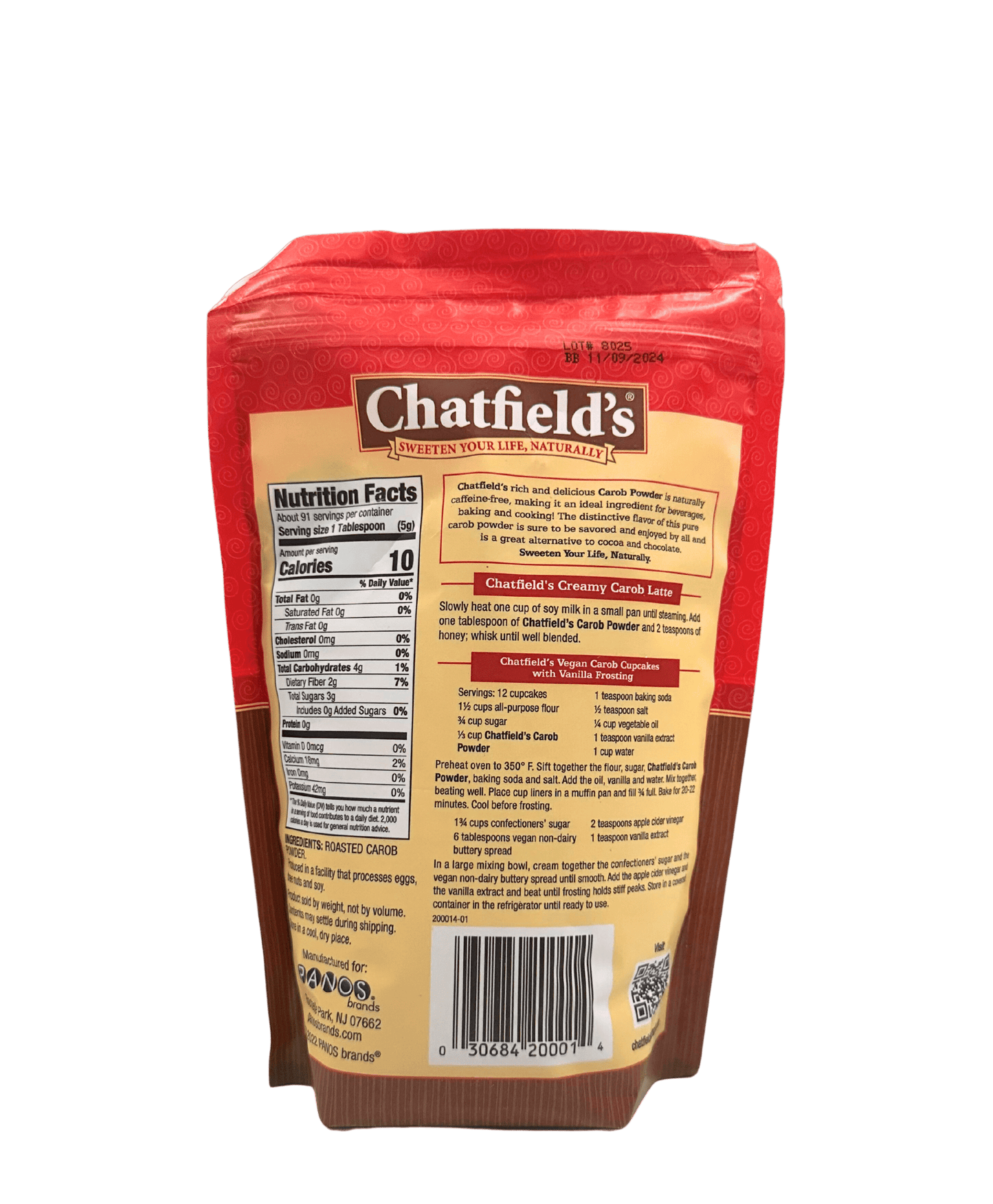 Poudre de caroube premium par Chatfield's