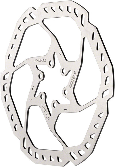 Rotor de freno de disco Promax Endurance E1 - 180mm 6-Bolt Plata