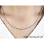 Chaîne Singapore en Or Blanc 14k 1,7 mm