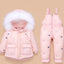 Children's Down Jacket Suit - Stylish Winter Outerwear