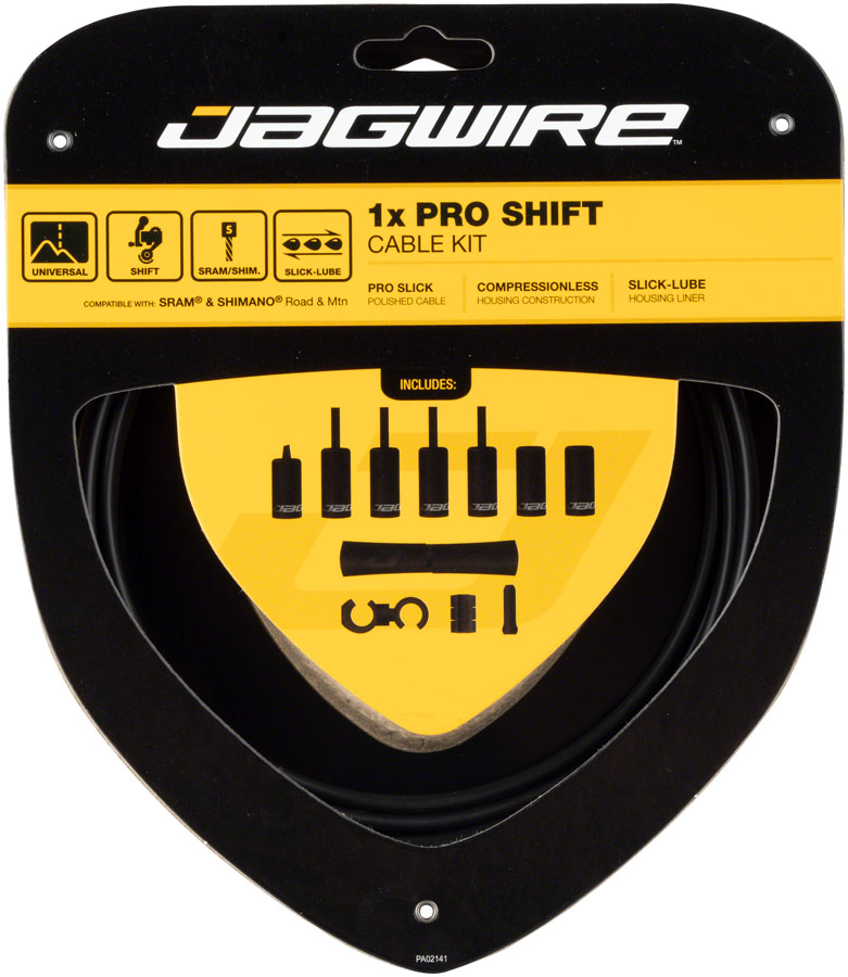 Kit de dérailleur Jagwire 1x Pro pour SRAM/Shimano - Noir discret
