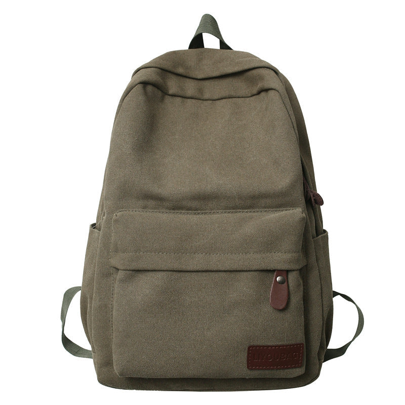 Mochila de Lona Premium para Viajes al Aire Libre