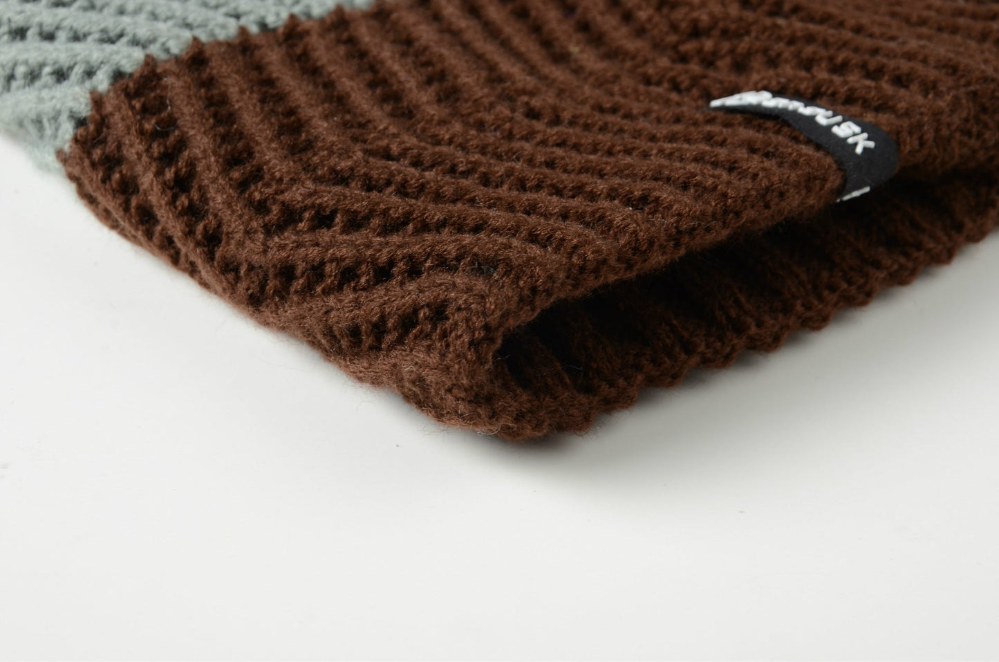 Fleece Lined Knitted Hat Scarf for Outdoor Activities