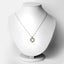 1.70 Carat Genuine Peridot .925 Sterling Silver Pendant