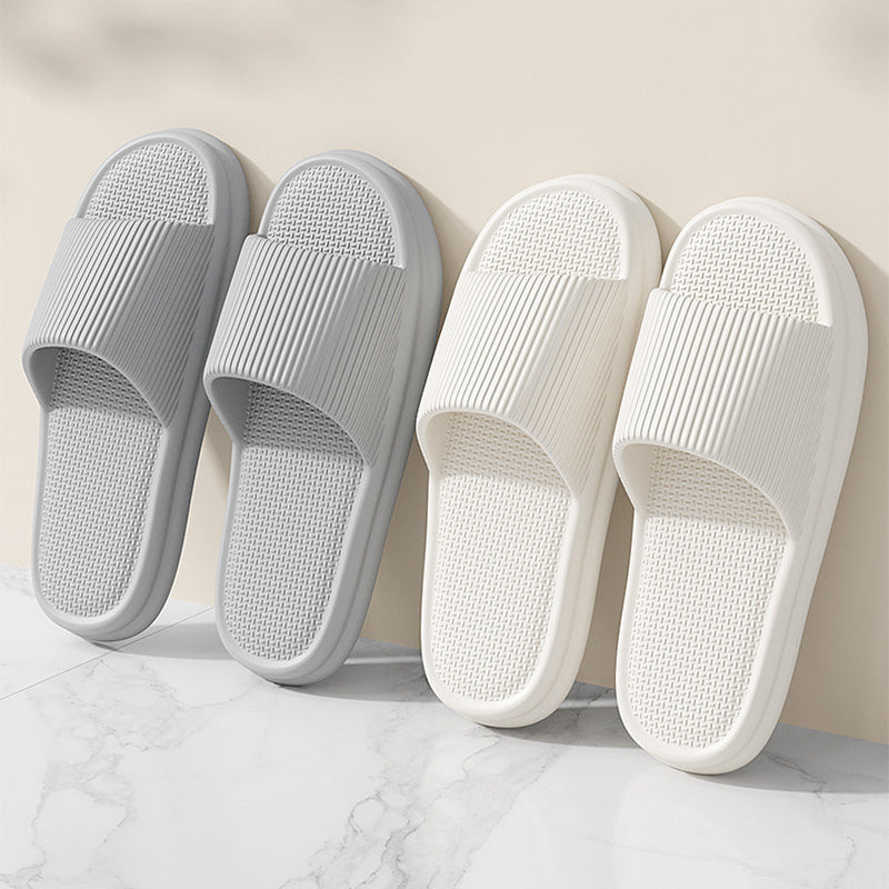 Striped Design Soft Anti-Slip Slippers for Home