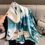 Elegant Artificial Silk Warm Scarf for All Seasons