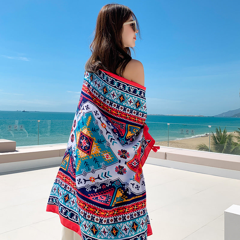 Châle polyvalent anti-UV pour la plage et les voyages