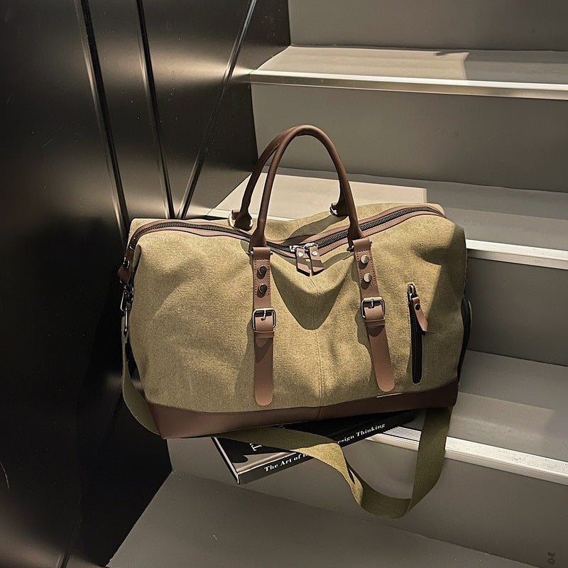 Sac de voyage et de fitness en toile avec séparation humide et sèche
