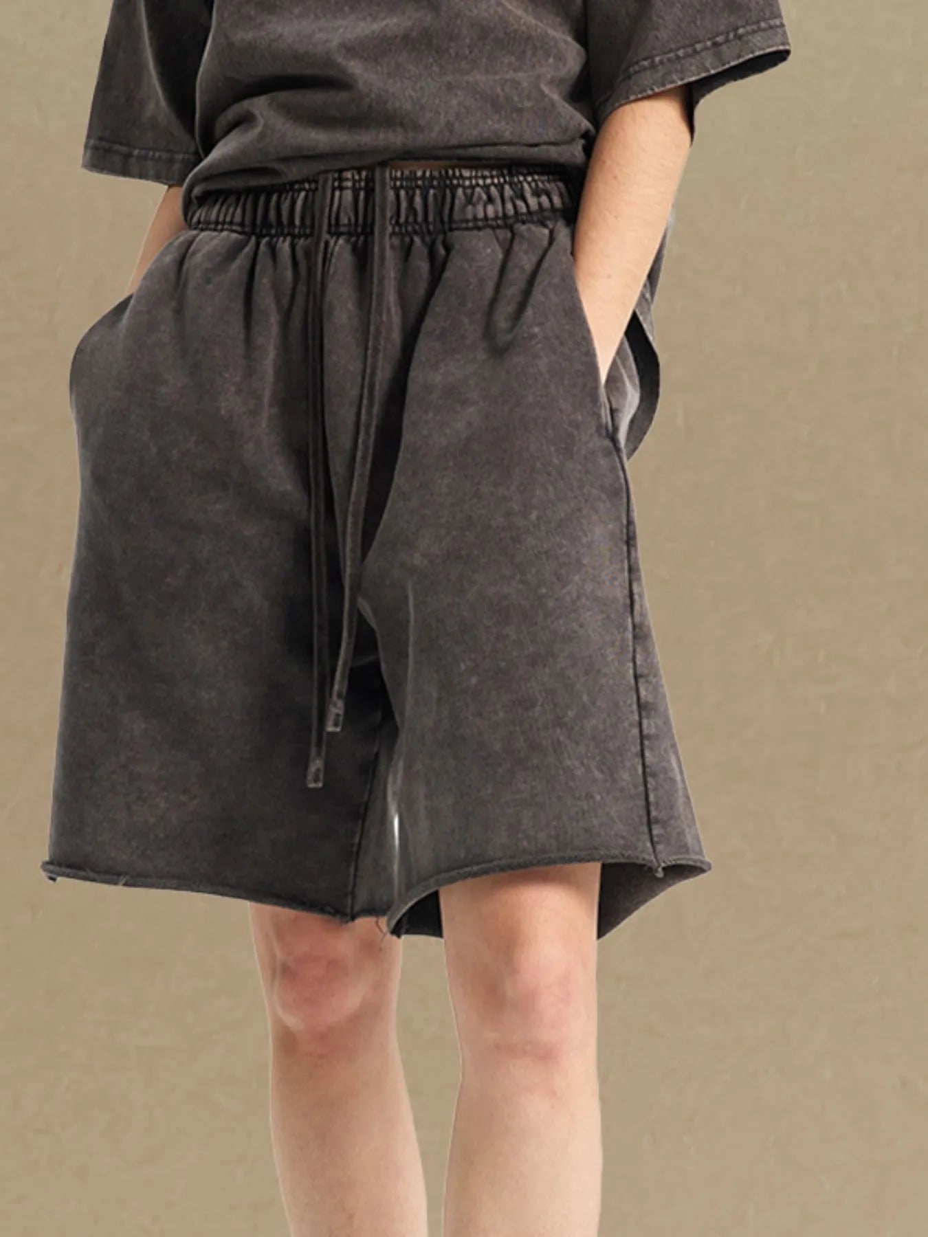 Pantalones Cortos Jogger de Cuerda para Hombre